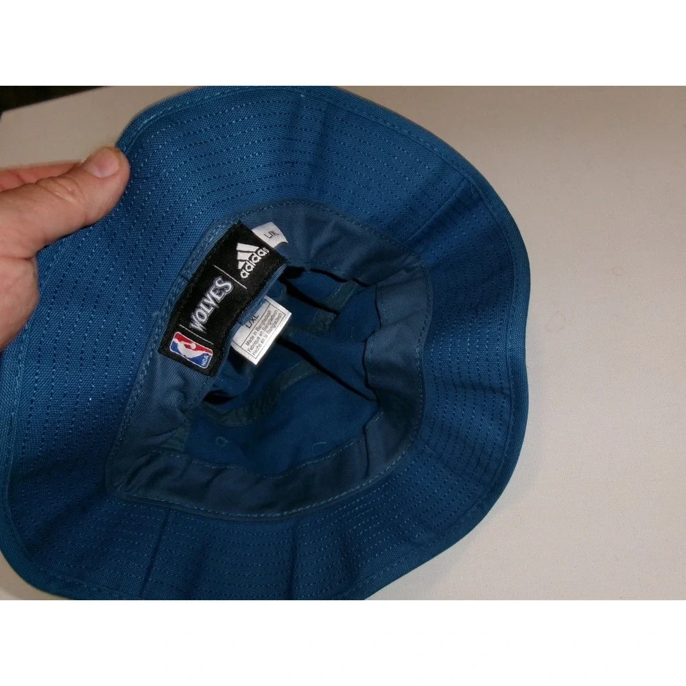 TIMBERWOLVES FLOPPY BUCKET BEACH GOLF 00S Y2K HAT CAP VINTAGE DEATOCK H3